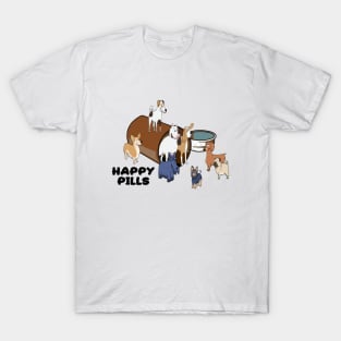 Dogs are my Happy Pills T-Shirt